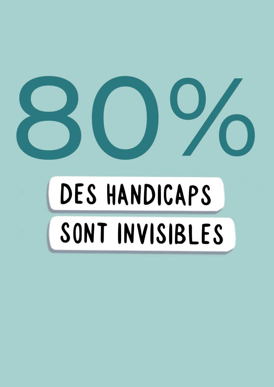 80% des handicaps sont invisibles