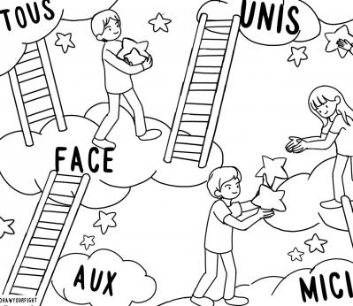 Illustration : tous unis face aux MICI (maladies inflammatoires de l'intestin)