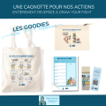 Une cagnotte pour nos futures actions avec des goodies inédits de l'exposition pour vous remercier