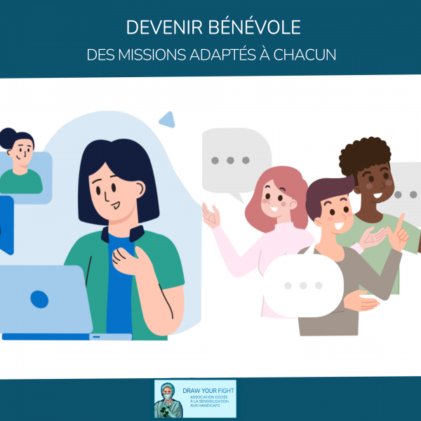 Devenir bénévole pour l'association draw your fight : des missions adaptées à chacun