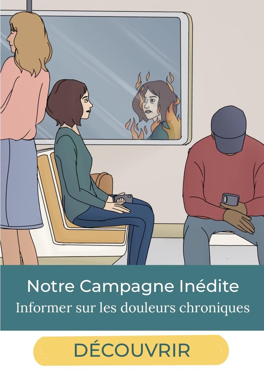 Lien vers la campagne de sensibilisation à l'impact des douleurs chroniques