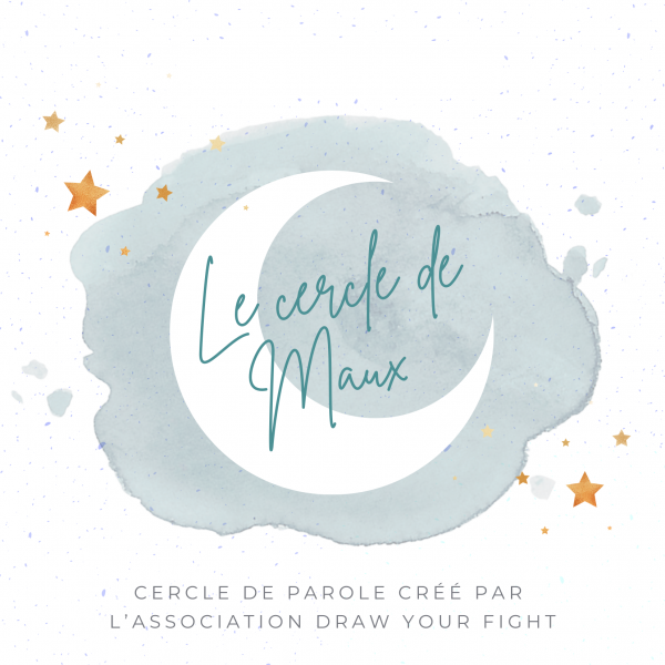 Illustration : Le cercle des Maux, créé par l'association draw your fight