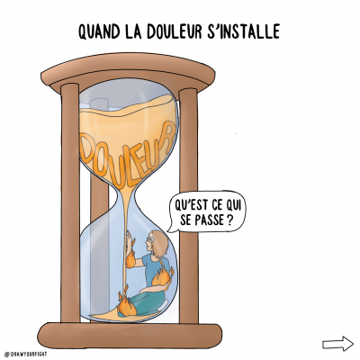 Illustration : Quand la douleur s’installe