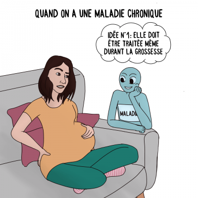 Illustration sur l’importance du traitement de la maladie chronique durant la grossesse