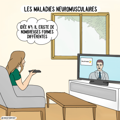 Illustration sur les multiples formes de maladies neuromusculaires