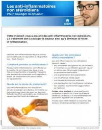 Fiche “Les anti inflammatoire non steroidien”